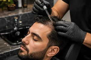 علاج سريع للوجه وفروة الرأس